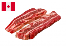 Sườn bò Canada có xương - Excel Ungraged cắt 1.2 - 1.5cm